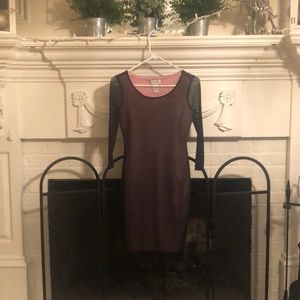 Beautiful cocktail black and pink dress new NWT.